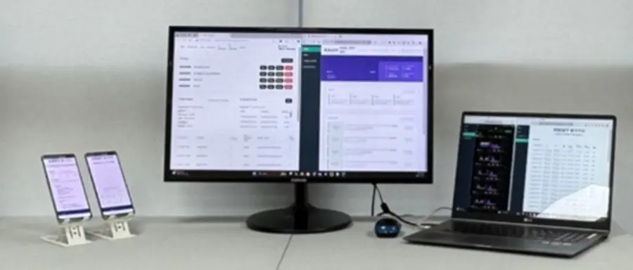 MEC 블록체인 기반 연합학습 서비스 시연 화면