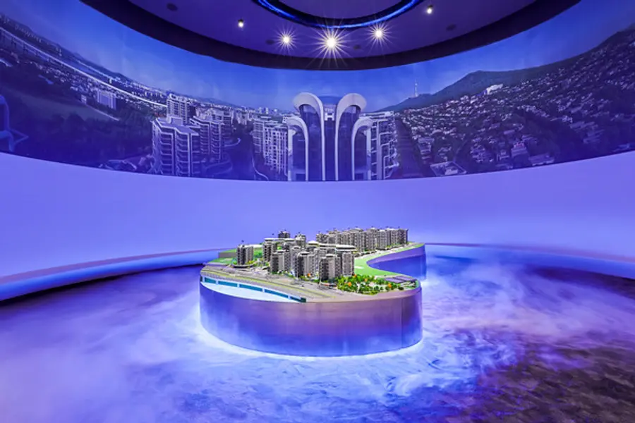 한남4구역 디에이치 한강 홍보관 내부 (사진제공=현대건설)