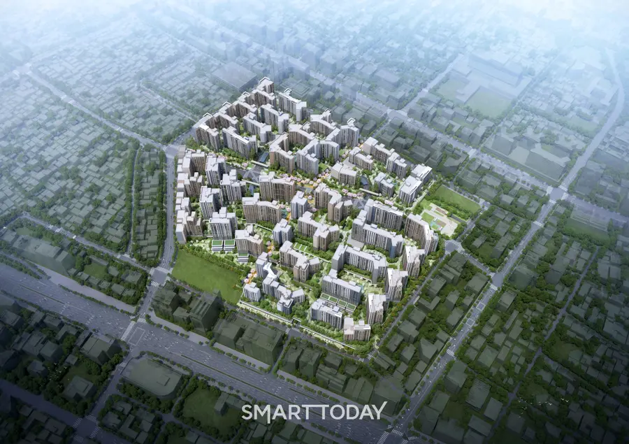 성남 신흥1구역 공공참여 재개발 단지조감도 (사진제공=LH)