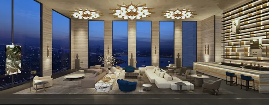 한남4구역 래미안 글로우힐즈 한남 스카이 라운지 (사진제공=삼성물산)