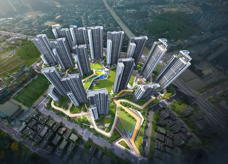 원주 단계주공아파트가 원주 아이파크로 다시 태어난다. 원주 아이파크 조감도 (사진=HDC현대산업개발)