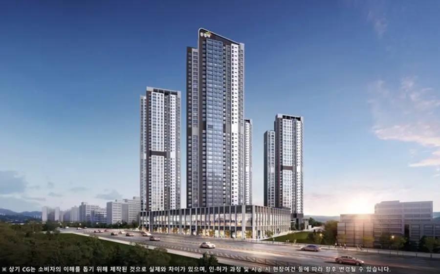 양주역 제일풍경채 위너스카이 투시도 (사진=제일건설)