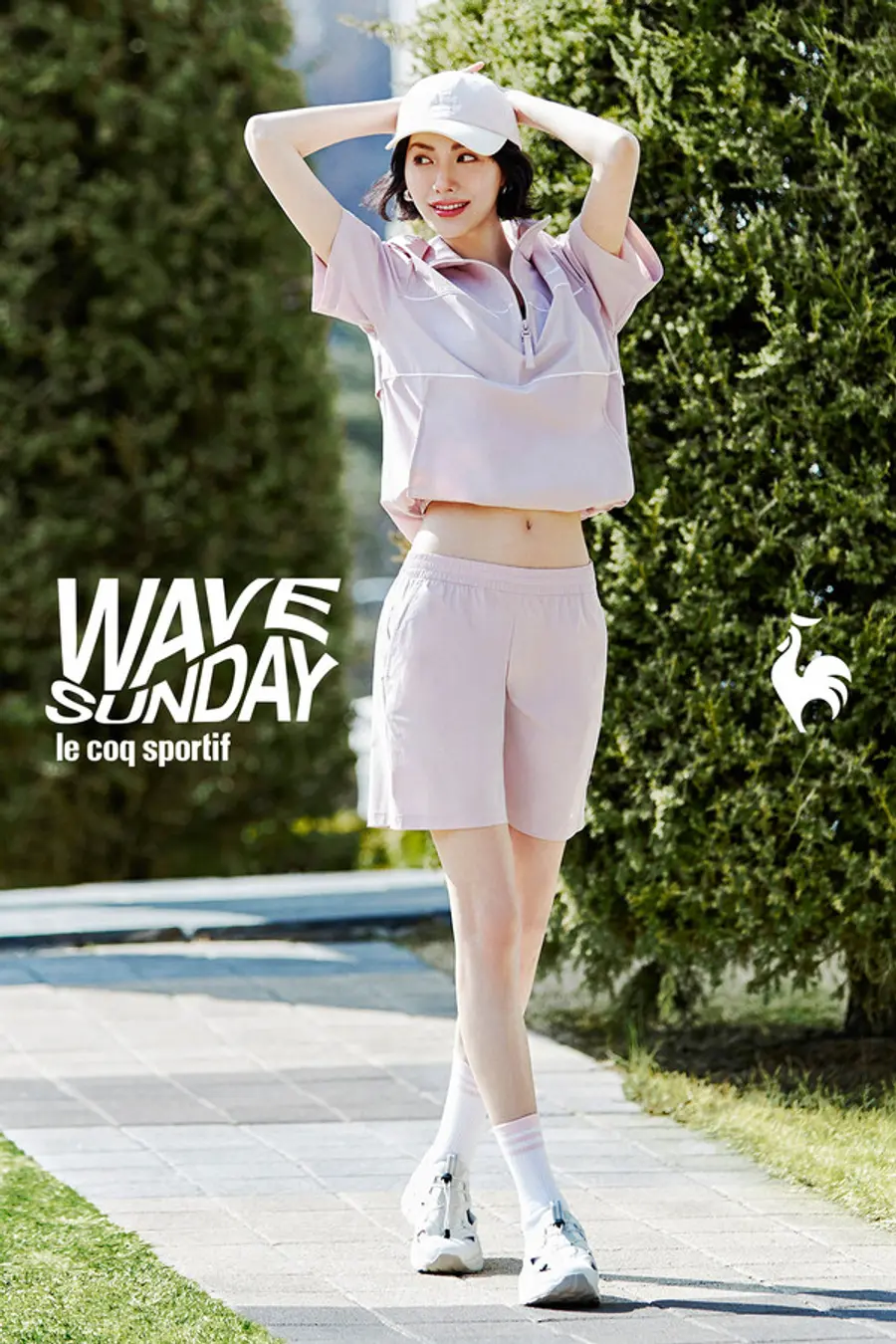 배우 나나의 ‘웨이브 선데이 컬렉션’ 화보 (사진=르꼬끄 스포르티브)