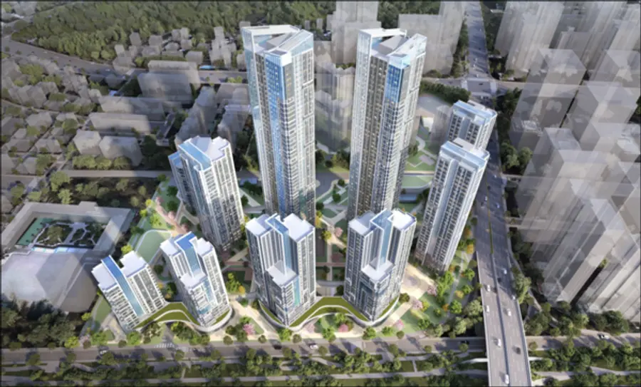 개포우성4차 아파트 재건축 정비계획 조감도 (사진=서울시)