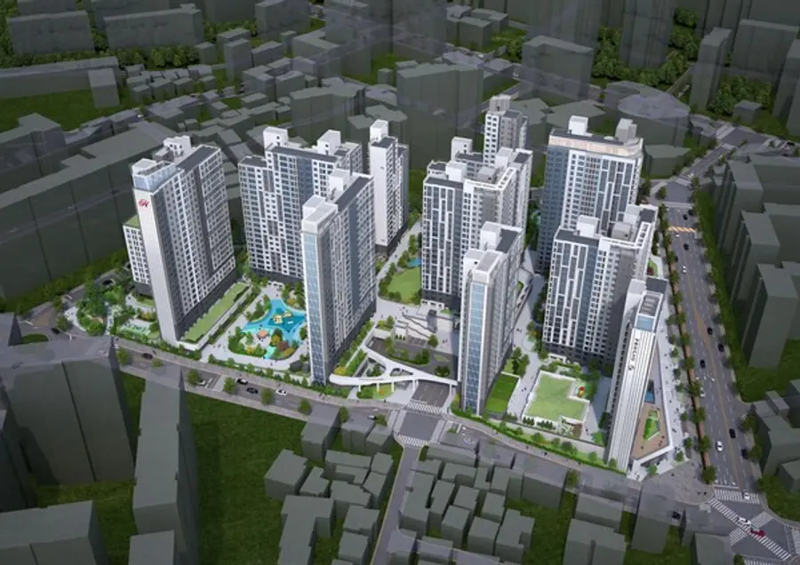 고척 푸르지오 힐스테이트 조감도 (사진=대우건설·현대엔지니어링)