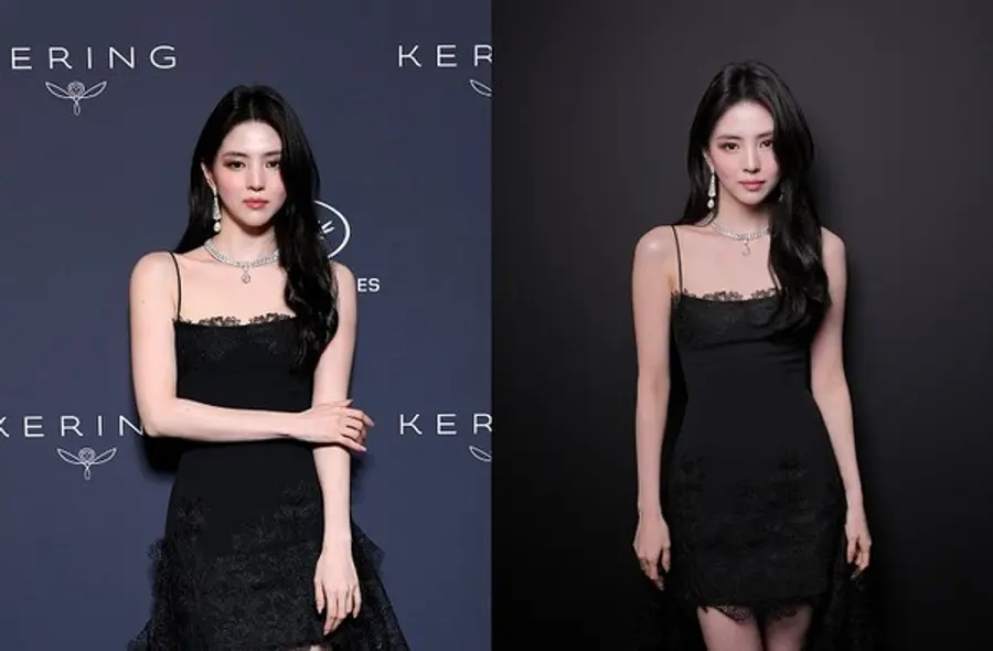 2025 우먼 인 모션 어워즈에 참석한 한소희 (사진=부쉐론)