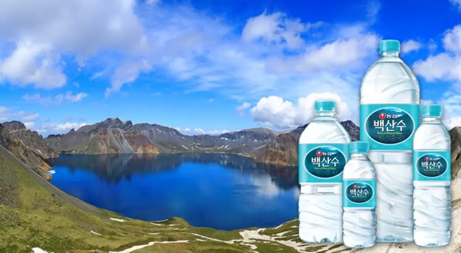 농심 백산수 백두산 천지