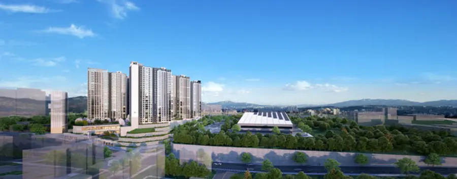 양산자이 파크팰리체 투시도 (사진=GS건설)