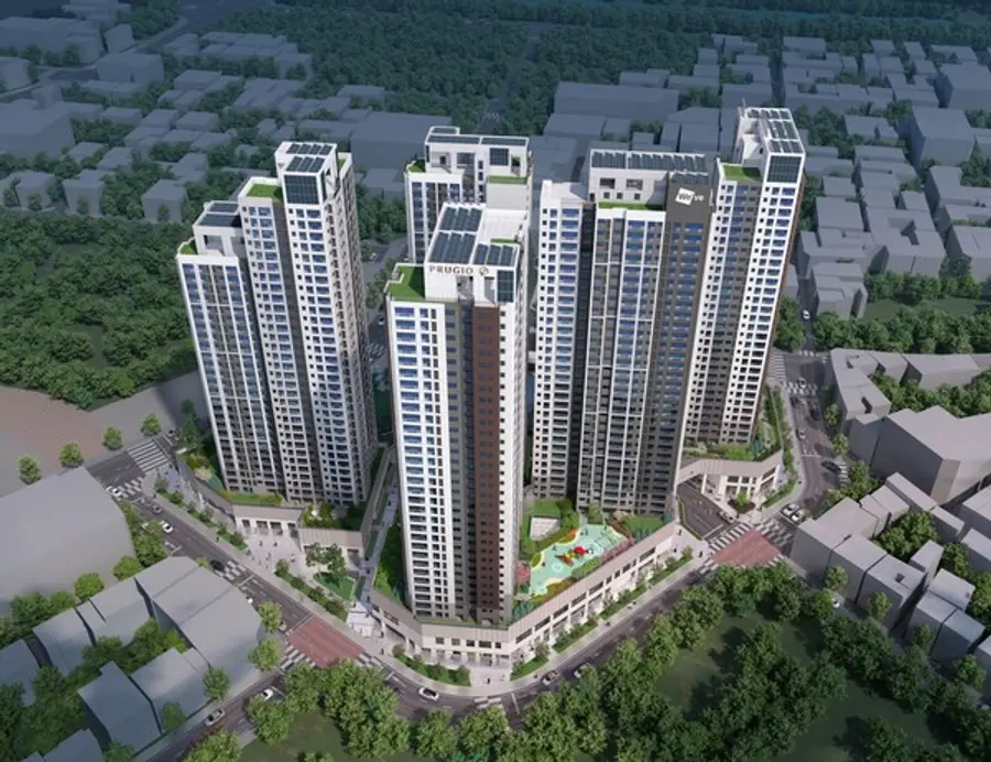 리버센트 푸르지오 위브 조감도 (사진=대우건설·두산건설 컨소시엄)