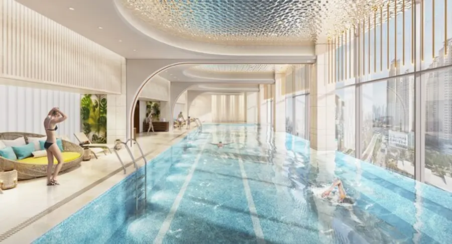 르엘 리버파크 센텀 '리버뷰 아쿠아 풀' 이미지 (제공=롯데건설)