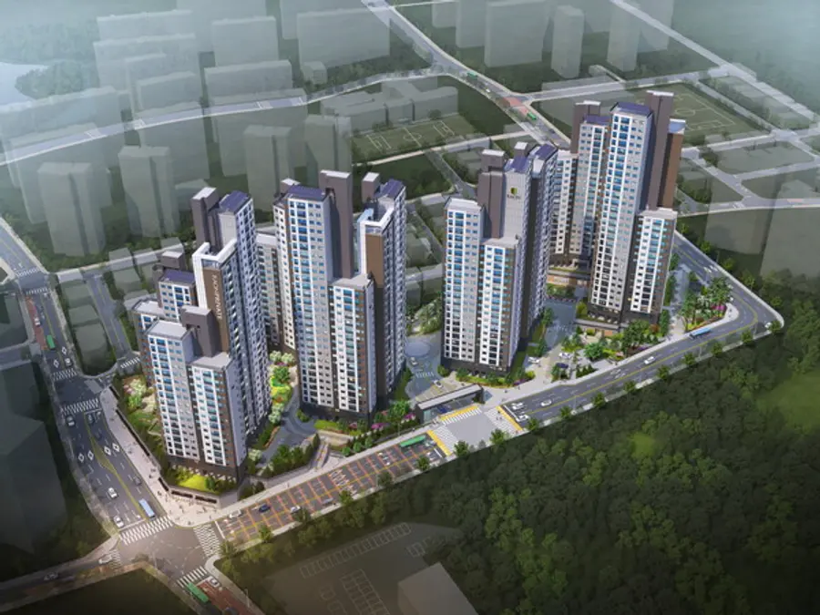 전주 라온프라이빗 퍼스티브 조감도 (사진=라온건설)