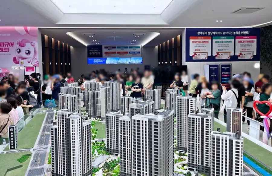 해링턴 플레이스 풍무 견본주택 내부 (사진제공=효성중공업)