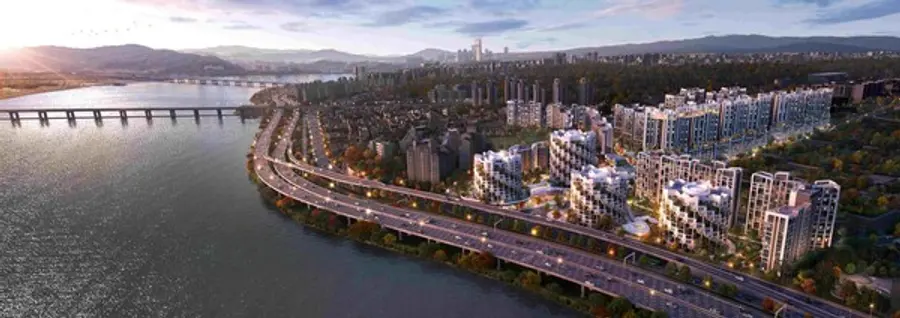 한남4구역 재개발 사업 래미안 글로우 힐즈 한남 전체 조감도 (사진제공=삼성물산)