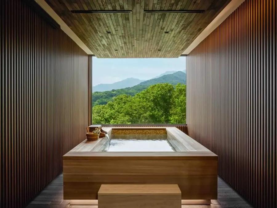 가든하우스 히노끼탕 (사진제공=한화호텔앤드리조트)