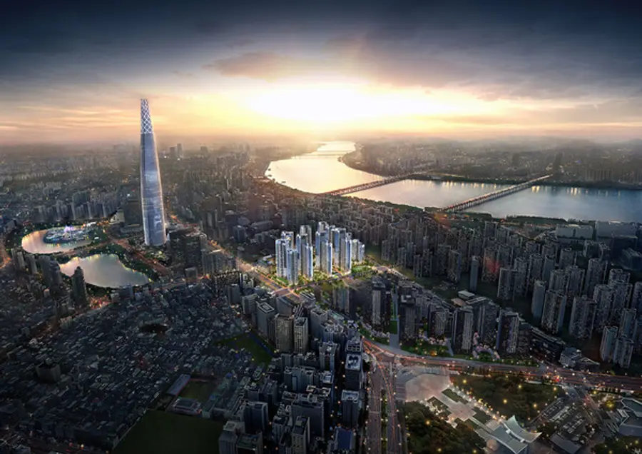 잠실 르엘 광역 조감도 (사진=롯데건설)