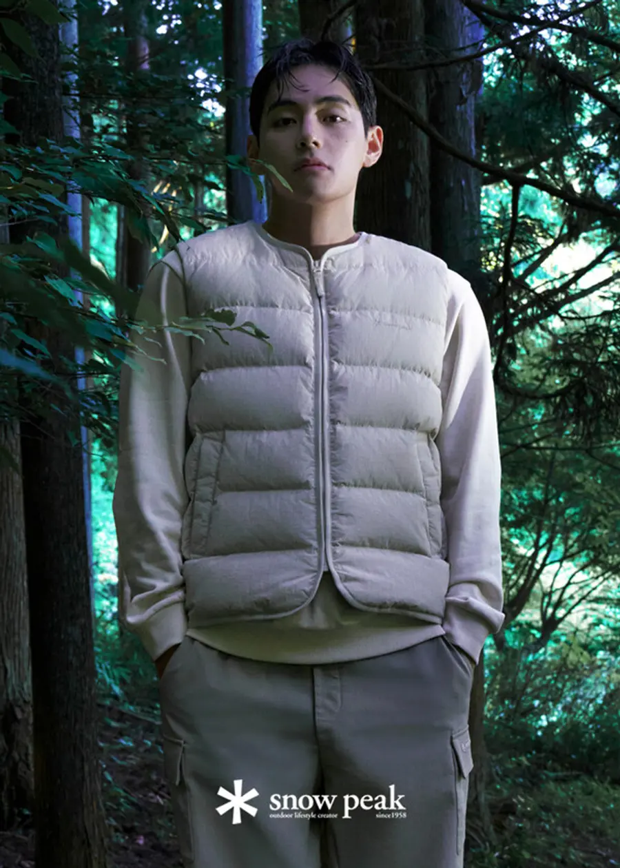 BTS 뷔와 함께한 스노우피크 2025 FW 컬렉션 (사진제공=스노우피크 어패럴)
