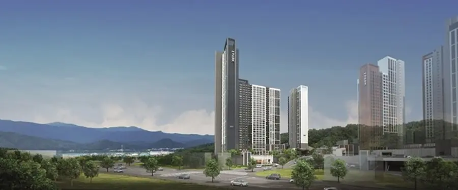 춘천 레이크시티 2차 아이파크 투시도 (사진=HDC현대산업개발)