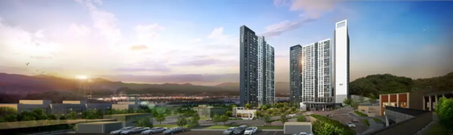 춘천 레이크시티 2차 아이파크 석경투시도 (사진=HDC현대산업개발)