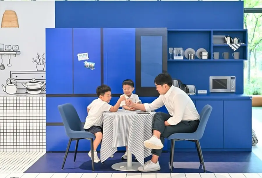 래미안 갤러리 시즌 전시 'A.P.T moment' 포토존 (사진=삼성물산)