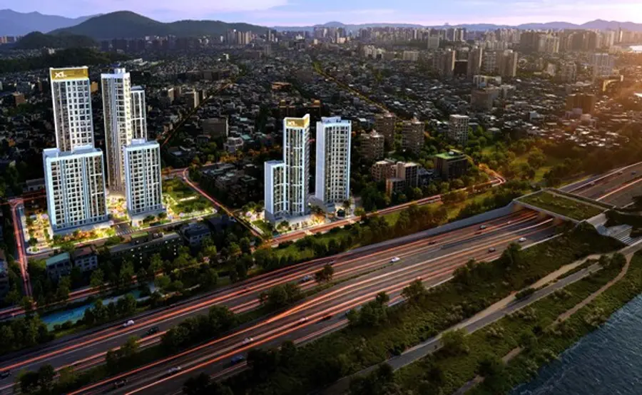 마포자이르네_자이에스앤디 조감도(사진=자이에스앤디)