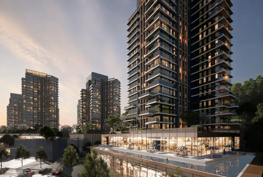 워커힐아파트 인피니티풀 투시도 (사진=해안건축)