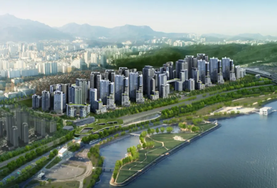 현대건설 시공 반포주공1단지 디에이치클래스트 단지 조감도. 출처=현대건설