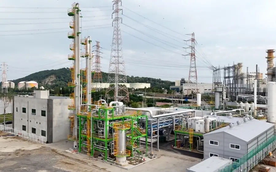 평택 CO₂ 포집·액화 실증시설 이미지 (사진=현대건설)