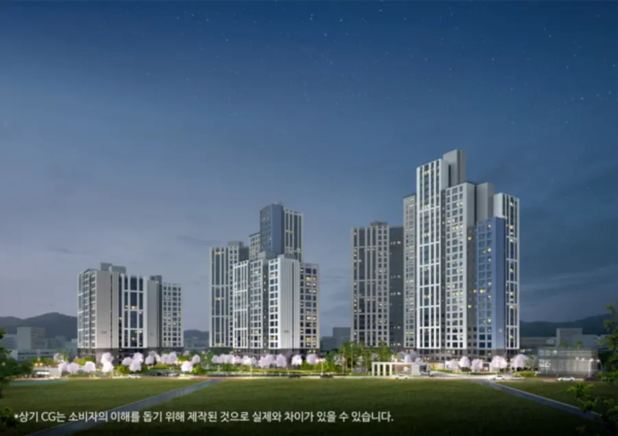 *자료 사진 : 두산위브 더센트럴 수원 투시도