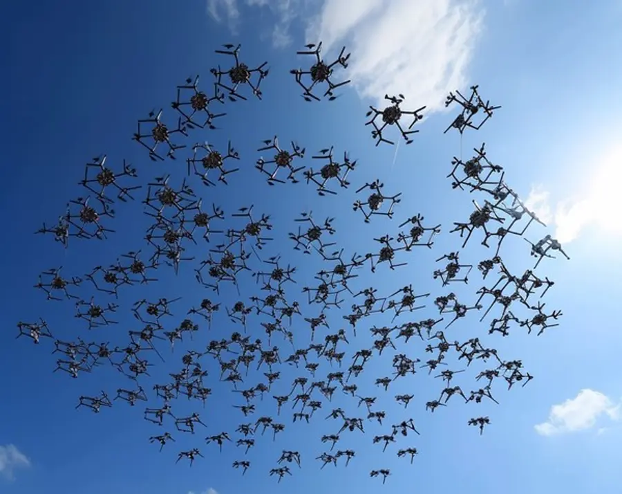 드론 스웜(Swarm). 사진=stockcake