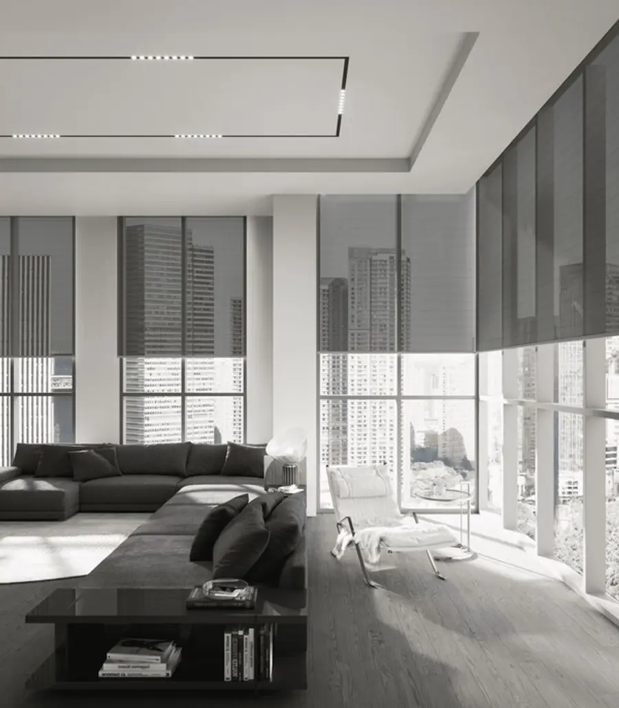 녹색기술인증을 획득한 일사조절 필름 일체형 성능가변 창호기술 설치 예상도 (사진제공=현대엔지니어링)