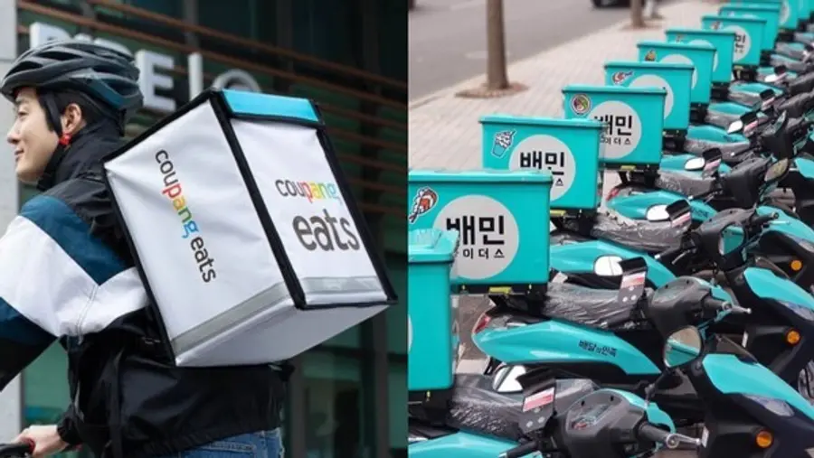 쿠팡이츠와 배달의민족은 국내 배달 관련 시장의 약 80%를 점유하고 있다. (사진=각 사)