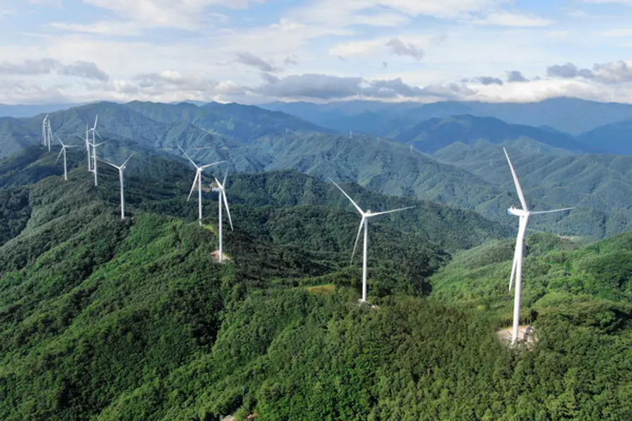 양양풍력발전 전경 (사진=코오롱글로벌)