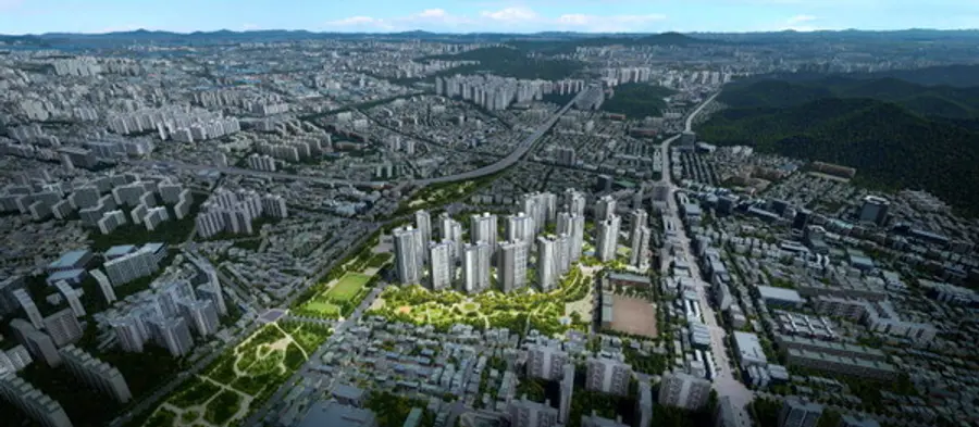 '포레나더샵 인천시청역' 조감도