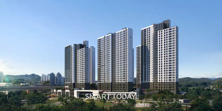 '용인 푸르지오 클루센트' 투시도 (사진=대우건설)