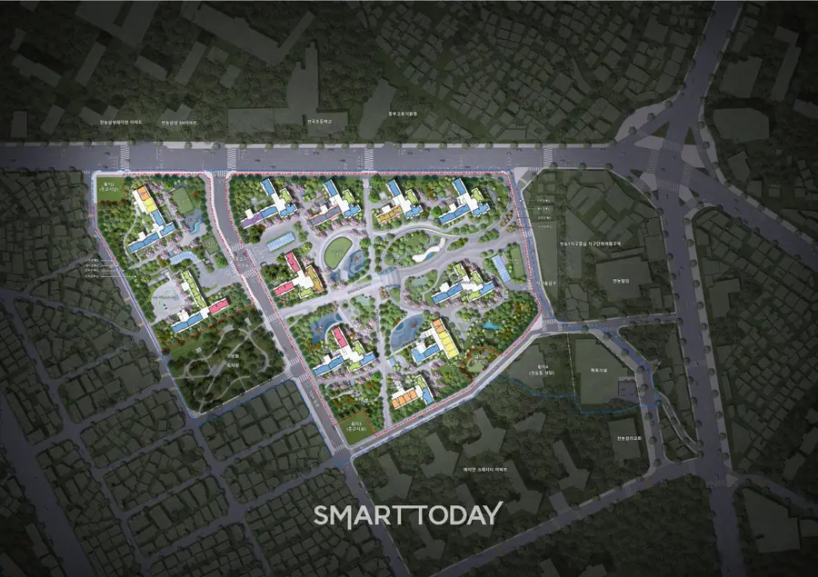 동대문 전농8구역 배치도 (출처=서울시)