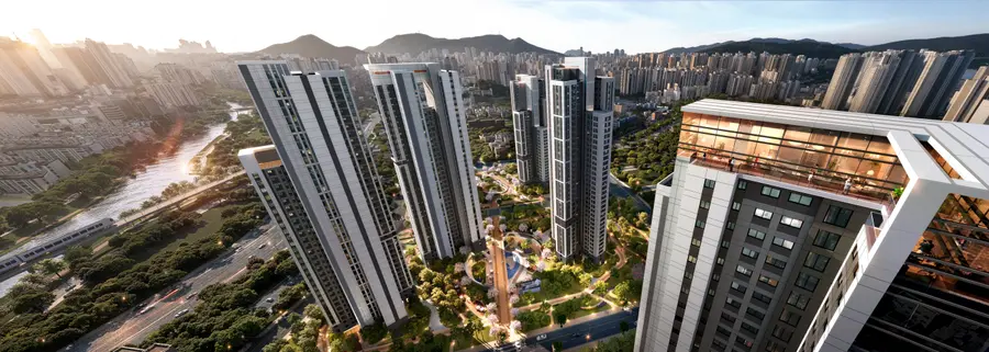 부산 사직4구역 재개발 정비사업 '푸르지오 그라니엘' 스카이커뮤니티 이미지 (사진=대우건설)