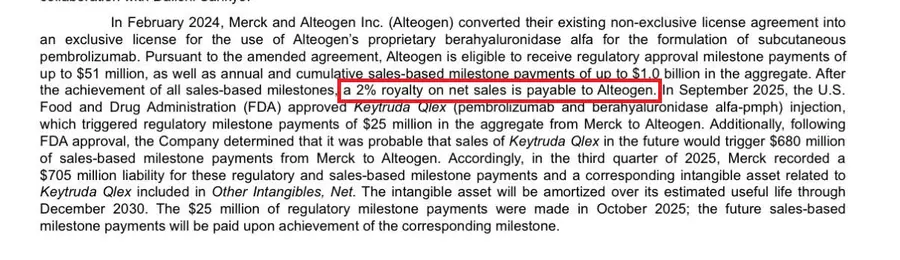 머크 3분기 보고서 캡처. DS투자증권 김민정 연구원 공유.