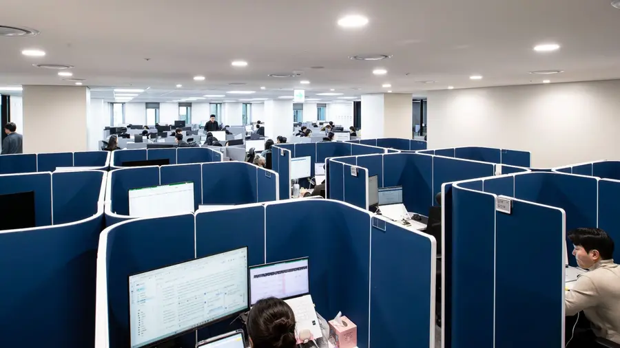 한진 스마트오피스 업무집중석 모습. 한진 제공