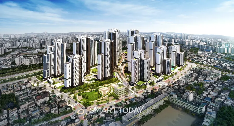 포스코이앤씨 '더샵 신길센트럴시티' 조감도 (사진=포스코이앤씨)