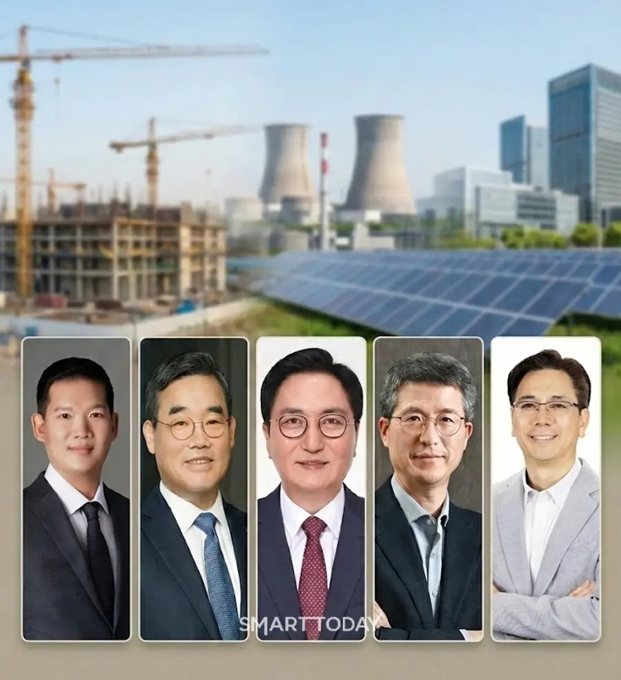  이한우 현대건설 대표이사,오세철 삼성물산 건설부문 대표이사, 박상신 DL이앤씨 대표이사, 김보현 대우건설 대표이사, 허윤홍 GS건설 대표이사.