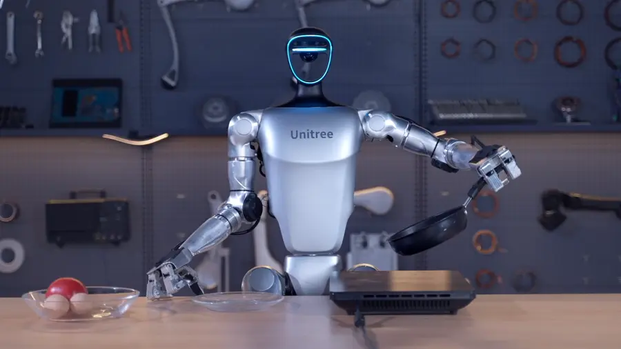 유니트리 휴머노이드 'G1'의 모습. 유니트리 홈페이지 캡처