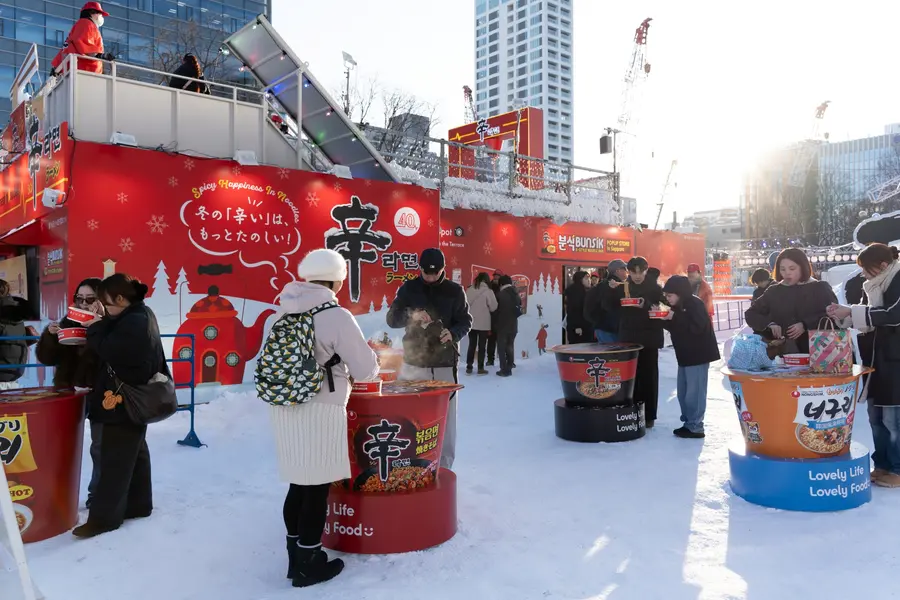 일본 삿포로 눈축제 사진. (사진=농심)
