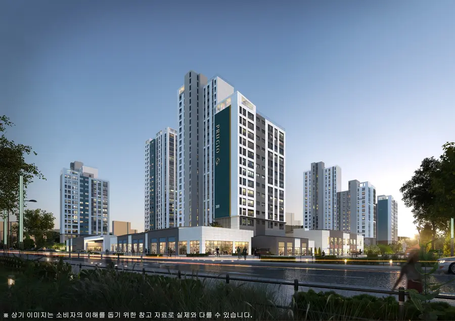 인천 영종 운서역 푸르지오 더 스카이 2차 투시도 (사진=대우건설)