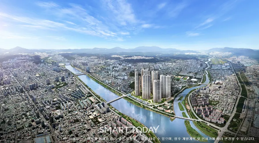태화강 센트럴 아이파크 광역 조감도 (사진=HDC현대산업개발)