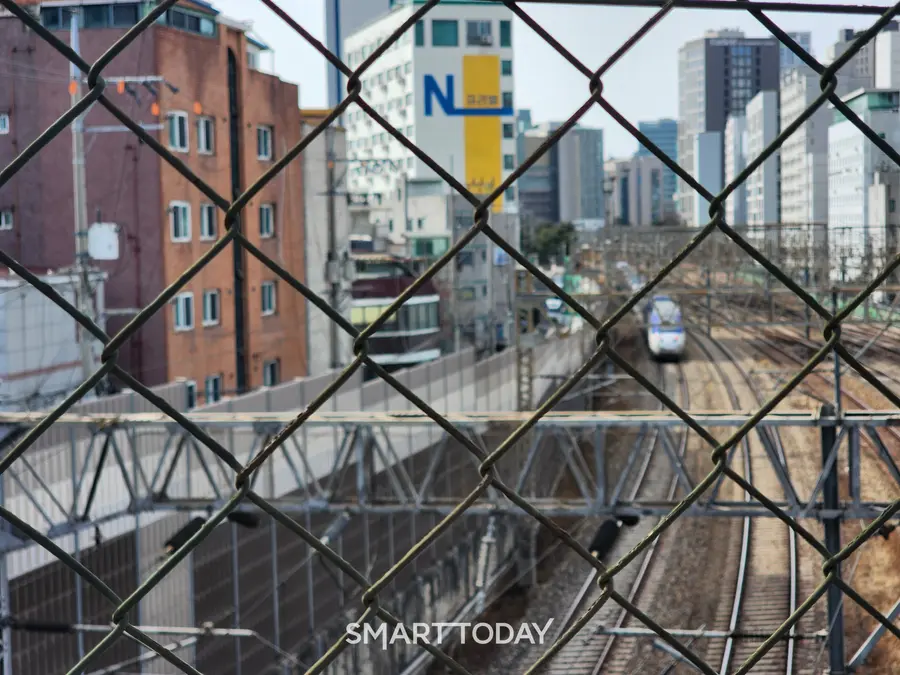 신길역 인근 철로. 출처=김종현 기자