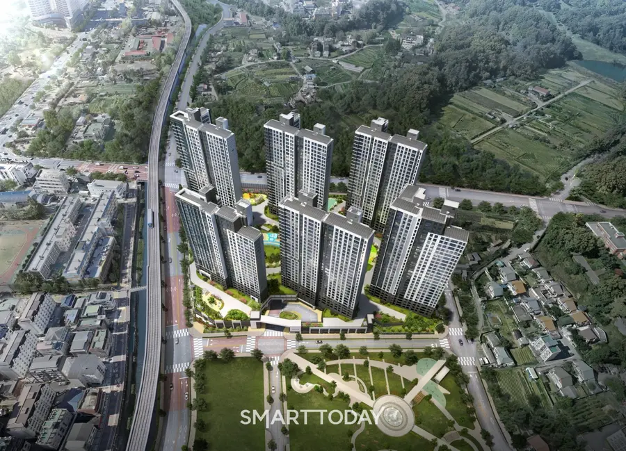 '용인 푸르지오 클루센트' 조감도 