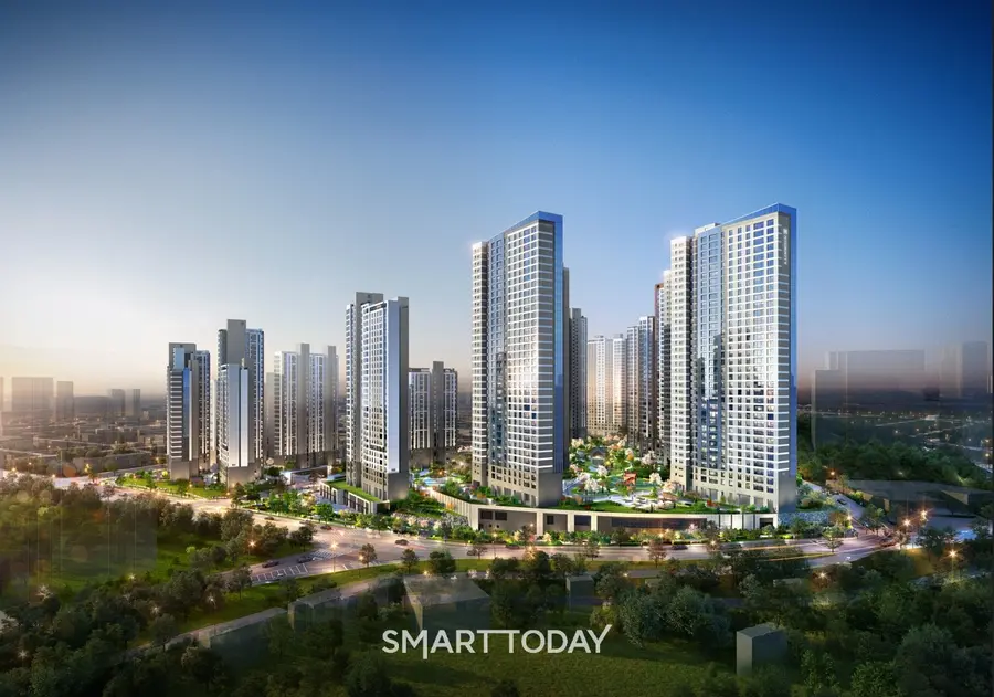 ‘구리역 하이니티 리버파크‘ 단지 투시도 (사진=DL이앤씨)