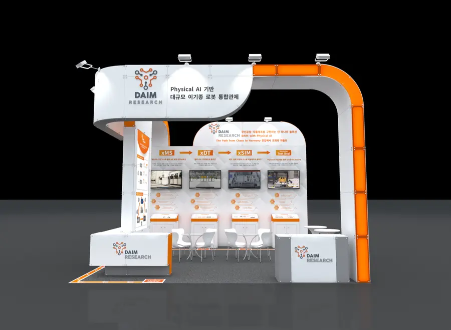 다임리서치 행사 부스 / 자료 = 다임리서치 제공
