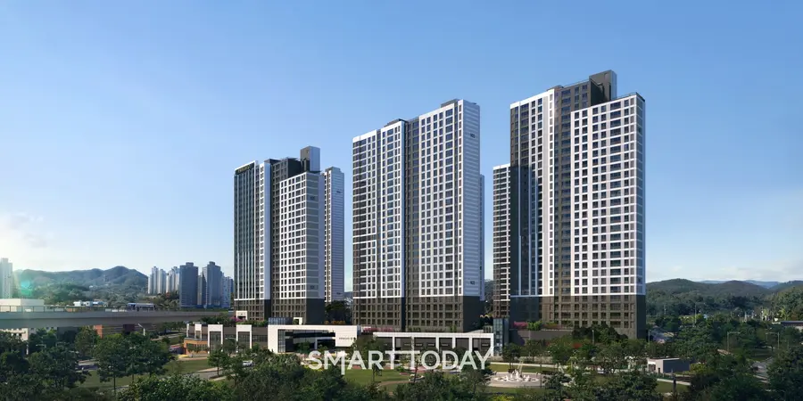 '용인 푸르지오 클루센트' 투시도 