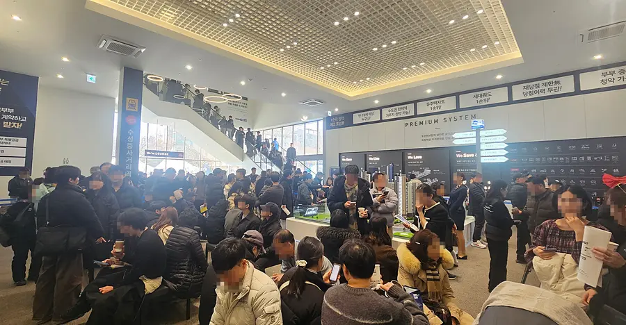 * 두산위브 더센트럴 수원 견본주택 모습. 사진=두산건설